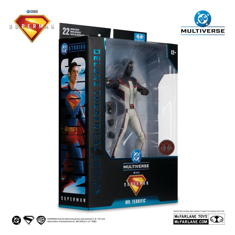 Superman (2025) DC Multiverse figurine Deluxe Theatrical Edition Mr. Terrific (Red Platinum Edition) 18 cm