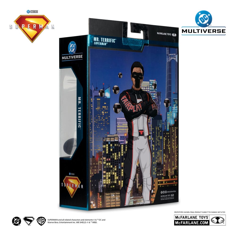 Superman (2025) DC Multiverse figurine Deluxe Theatrical Edition Mr. Terrific (Red Platinum Edition) 18 cm