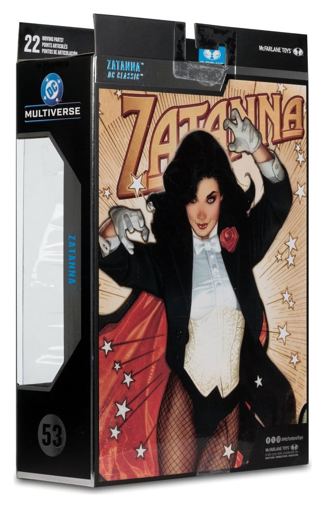 DC Multiverse McFarlane figurine Zatanna with Detective Chimp Collector Edition #53 18 cm