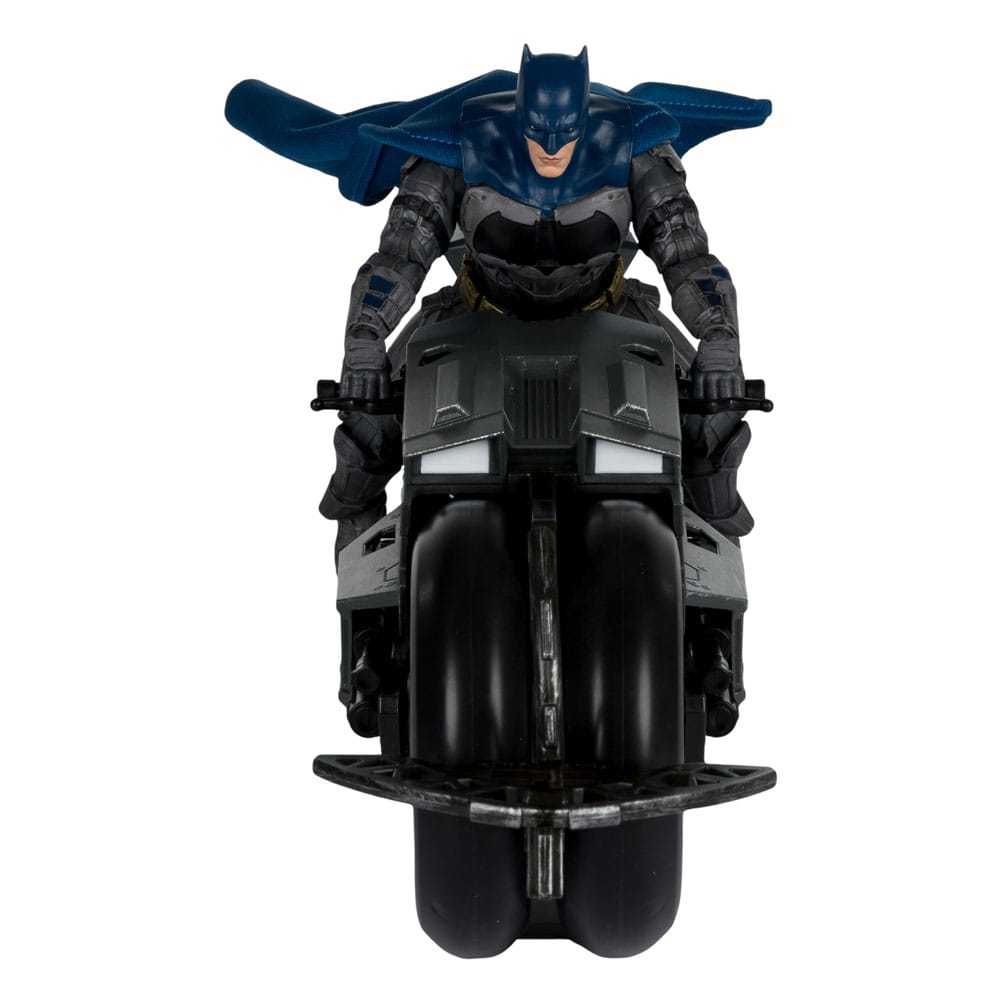 The Flash DC Multiverse véhicule Batcycle with Batman