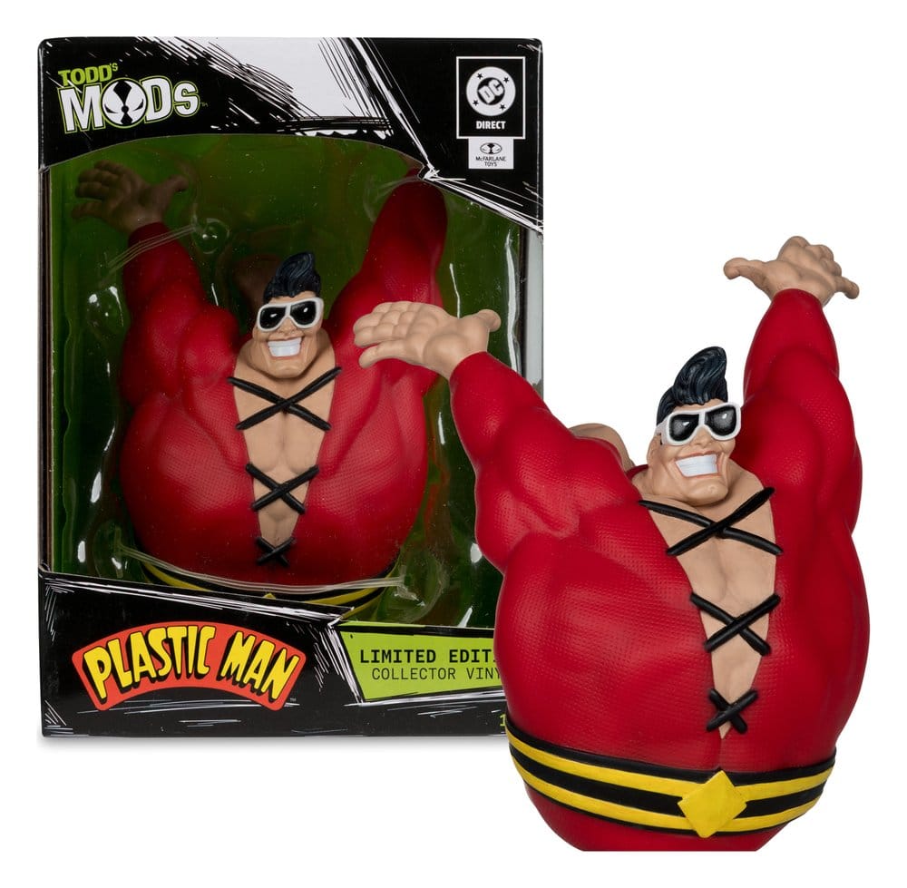 DC Direct Todd's Mods figurine vinyle Plastic Man 10 cm (Édition Limitée)