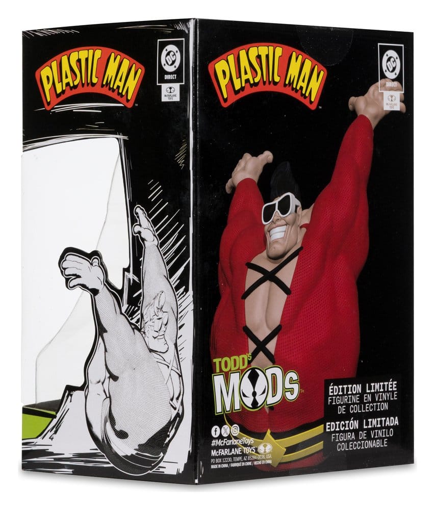 DC Direct Todd's Mods figurine vinyle Plastic Man 10 cm (Édition Limitée)