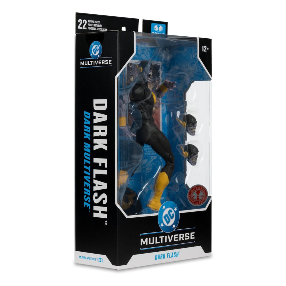 DC Comics DC Multiverse figurine Dark Flash (Dark Mulitverse) (Red Platinum Edition) 18 cm