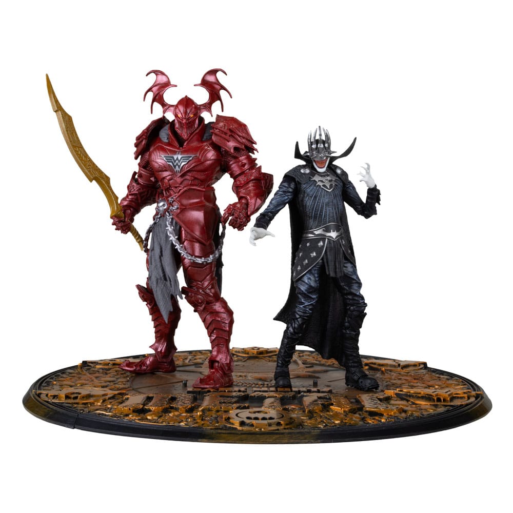 DC Multiverse McFarlane Collector Edition pack 2 figurines #04 Batman who laughs (Knight Armor) & Merciless (Dark Multiverse)  18 cm