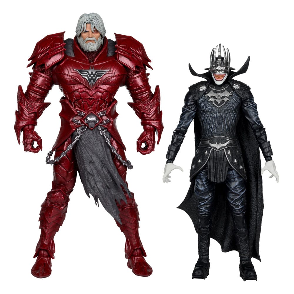 DC Multiverse McFarlane Collector Edition pack 2 figurines #04 Batman who laughs (Knight Armor) & Merciless (Dark Multiverse)  18 cm