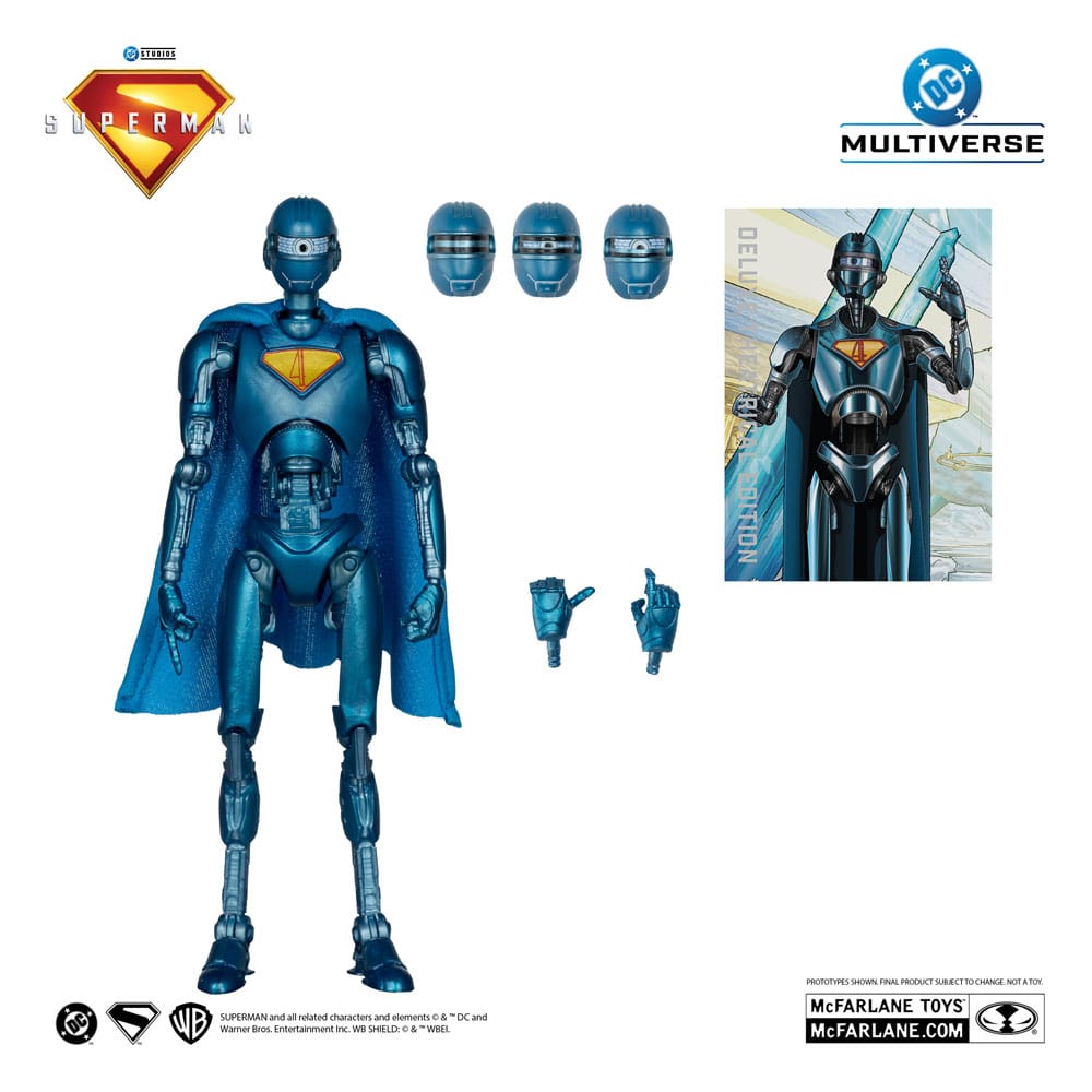 Superman (2025) DC Multiverse figurine Deluxe Superman Robot (Red Platinum Edition) 18 cm