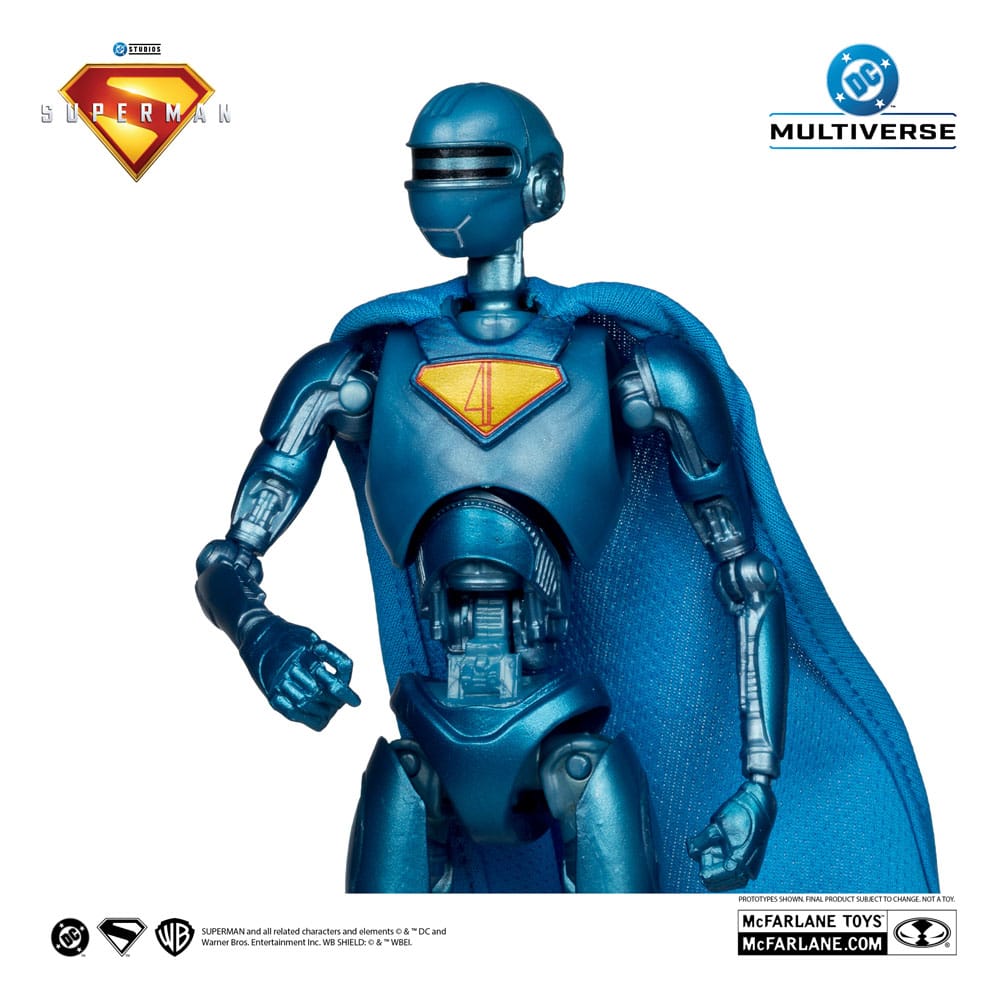 Superman (2025) DC Multiverse figurine Deluxe Superman Robot (Red Platinum Edition) 18 cm