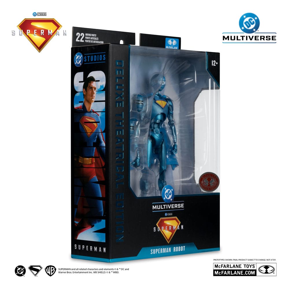 Superman (2025) DC Multiverse figurine Deluxe Superman Robot (Red Platinum Edition) 18 cm