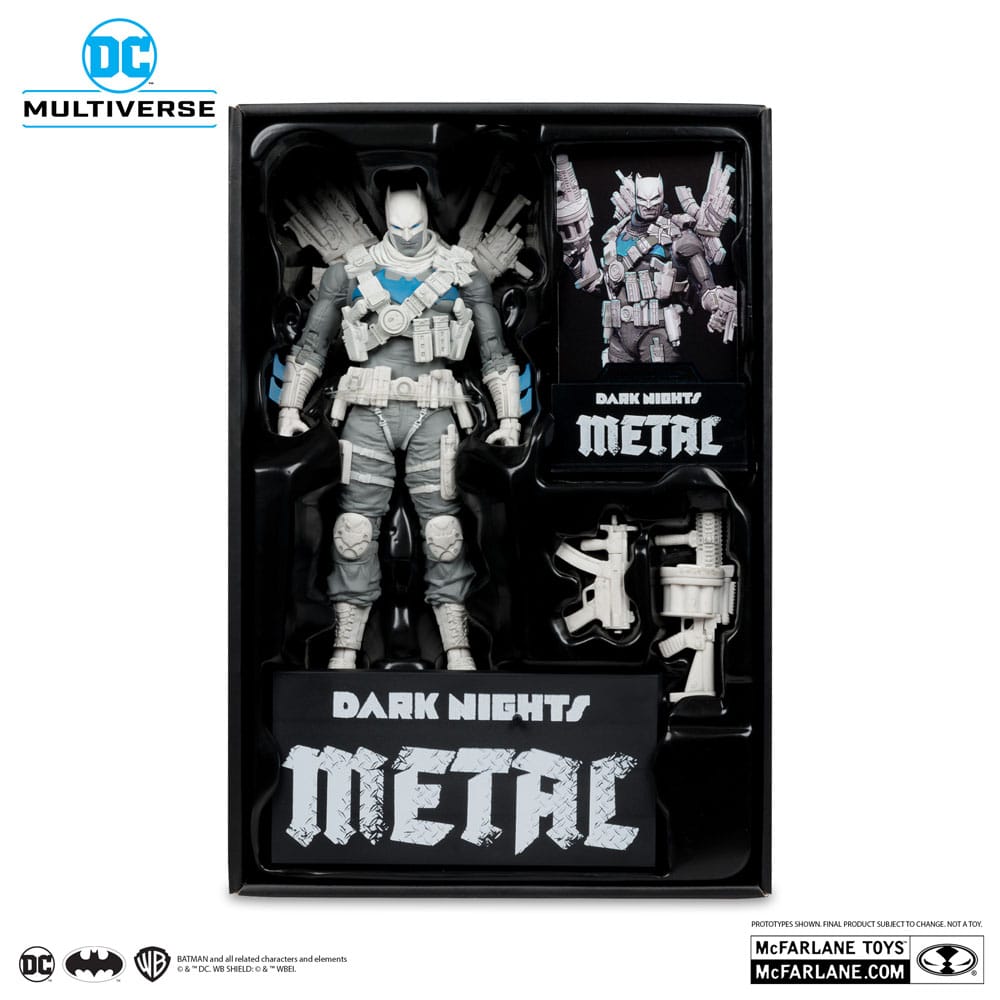 DC Multiverse figurine The Grim Knight (Dark Nights Metal) (Black & White Accent Edition) (Gold Label) 18 cm