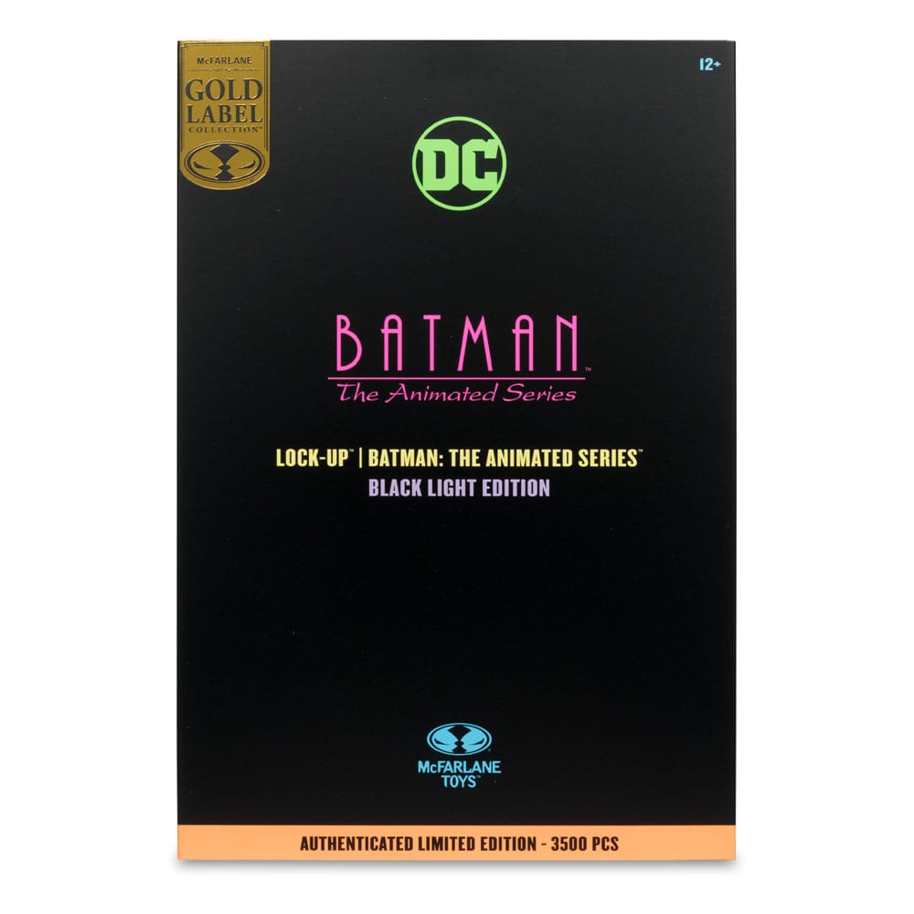 Batman: The Animated Series DC Direct figurine Build-A Wave 5 Lock-Up Black Light Edition (Gold Label) 15 cm