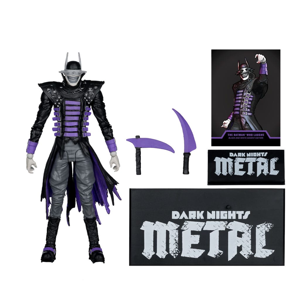 DC Multiverse figurine The Batman Who Laughs (B&W with accent) (Gold Label) 18 cm