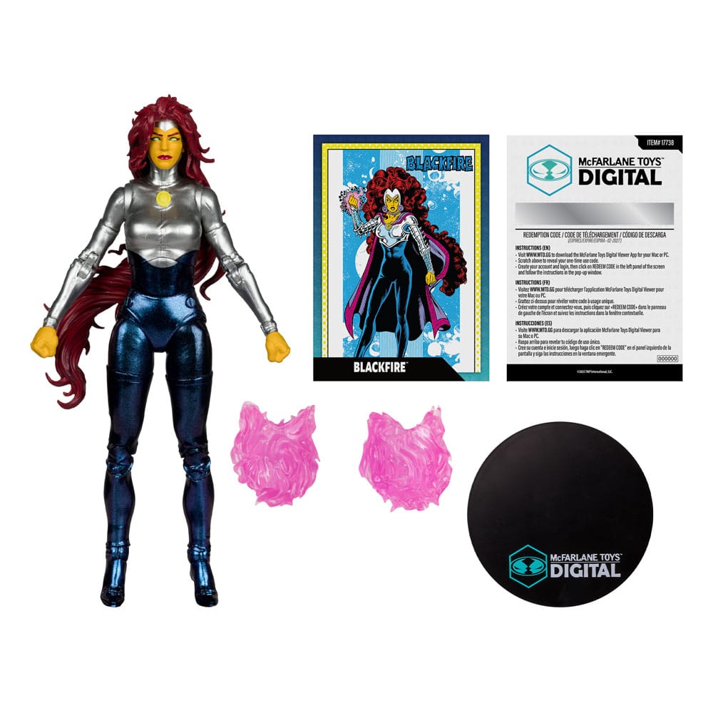 DC Direct McFarlane Toys Digital figurine Blackfire (The New Teen Titans) 18 cm