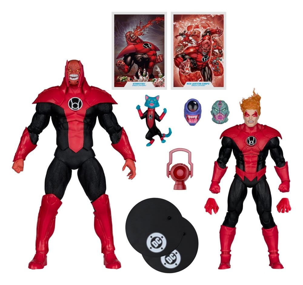 DC Multiverse pack 2 figurines Atrocitus and Red Lantern Corps (Green Lantern) 18 cm