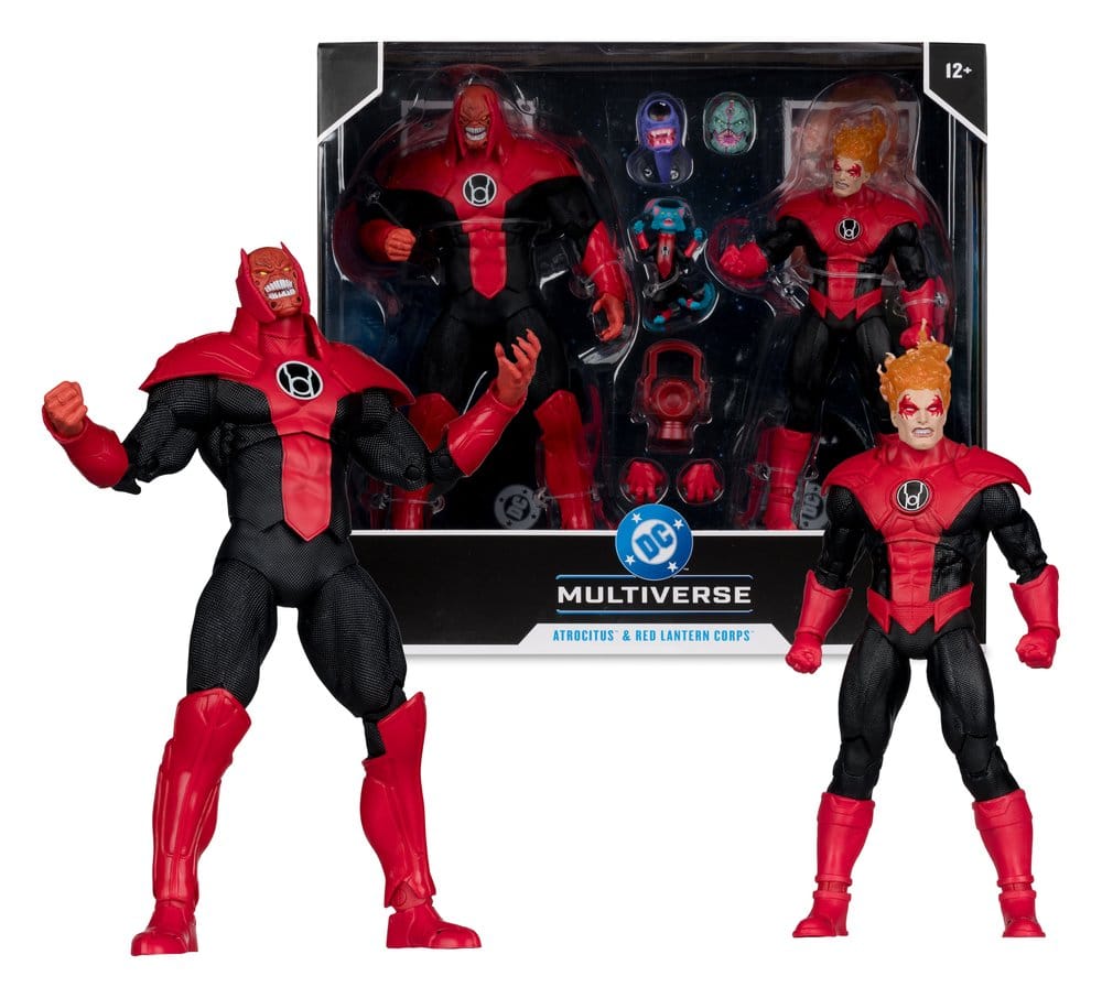 DC Multiverse pack 2 figurines Atrocitus and Red Lantern Corps (Green Lantern) 18 cm