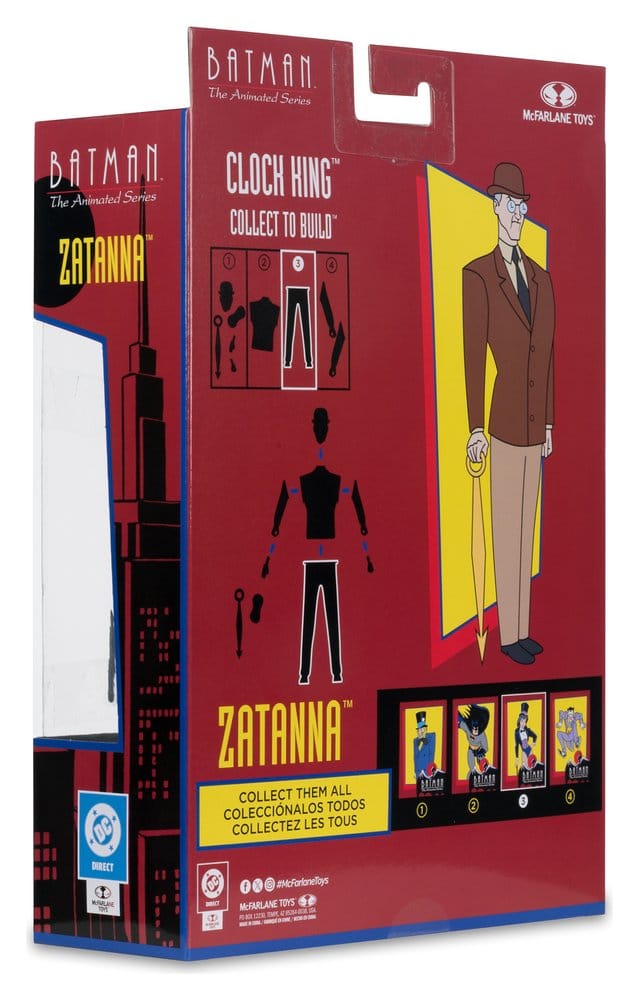 Batman: The Animated Series DC Direct figurine Build-A Wave 7 Zatanna 15 cm