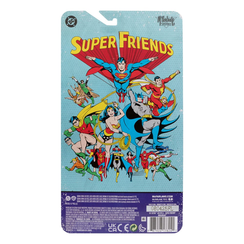 DC Retro figurine Super Friends Brainiac 15 cm