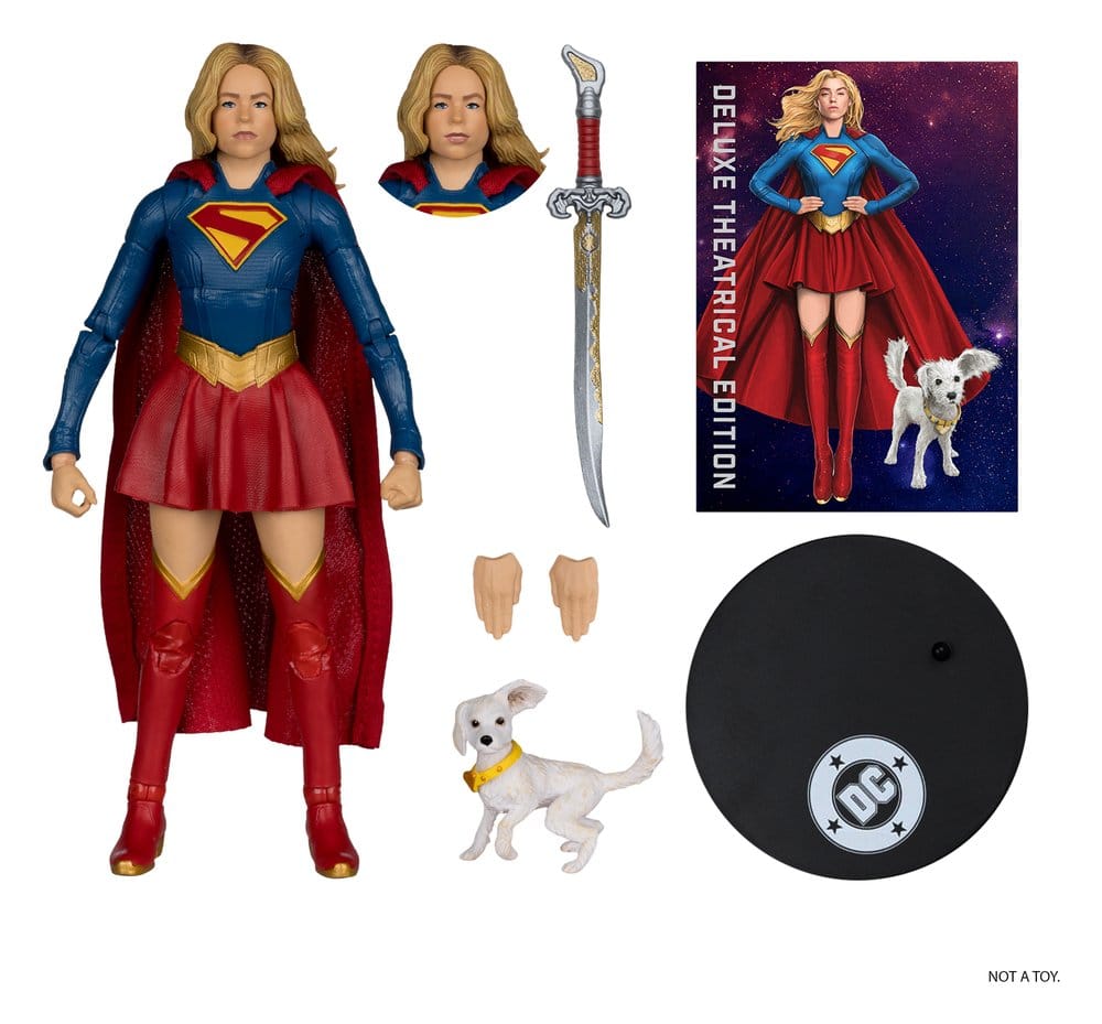 Supergirl (2026) DC Theatrical Deluxe Edition figurine Supergirl & Baby Krypto 17 cm