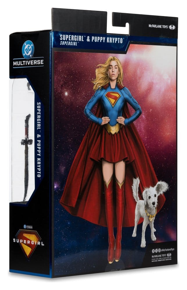 Supergirl (2026) DC Theatrical Deluxe Edition figurine Supergirl & Baby Krypto 17 cm