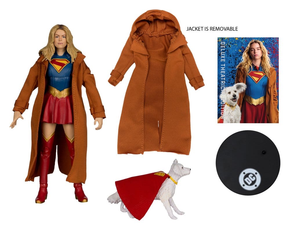 Supergirl (2026) DC Theatrical Deluxe Edition figurine Supergirl & Krypto (Gold Label) 17 cm