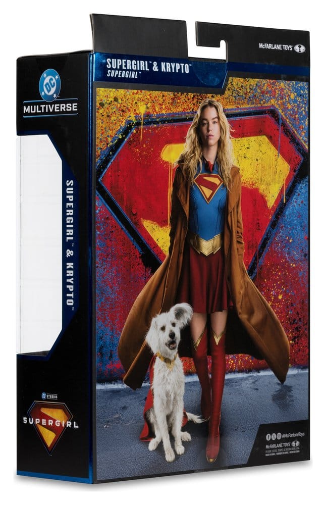 Supergirl (2026) DC Theatrical Deluxe Edition figurine Supergirl & Krypto (Gold Label) 17 cm