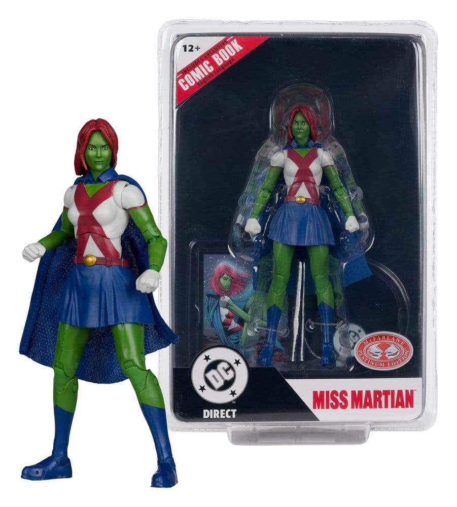DC Direct Page Punchers figurine Miss Martian (Teen Titans #41) (Red Platinum Edition) 17 cm
