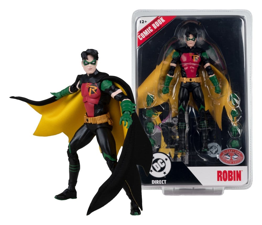 DC Direct Page Punchers figurine Robin Tim Drake (Nightwing #81) (Red Platinum Edition) 18 cm