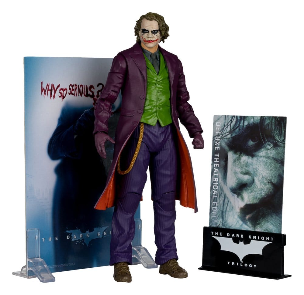 The Dark Knight : Le Chevalier noir DC Multiverse Deluxe Theatrical Edition figurine Joker 18 cm