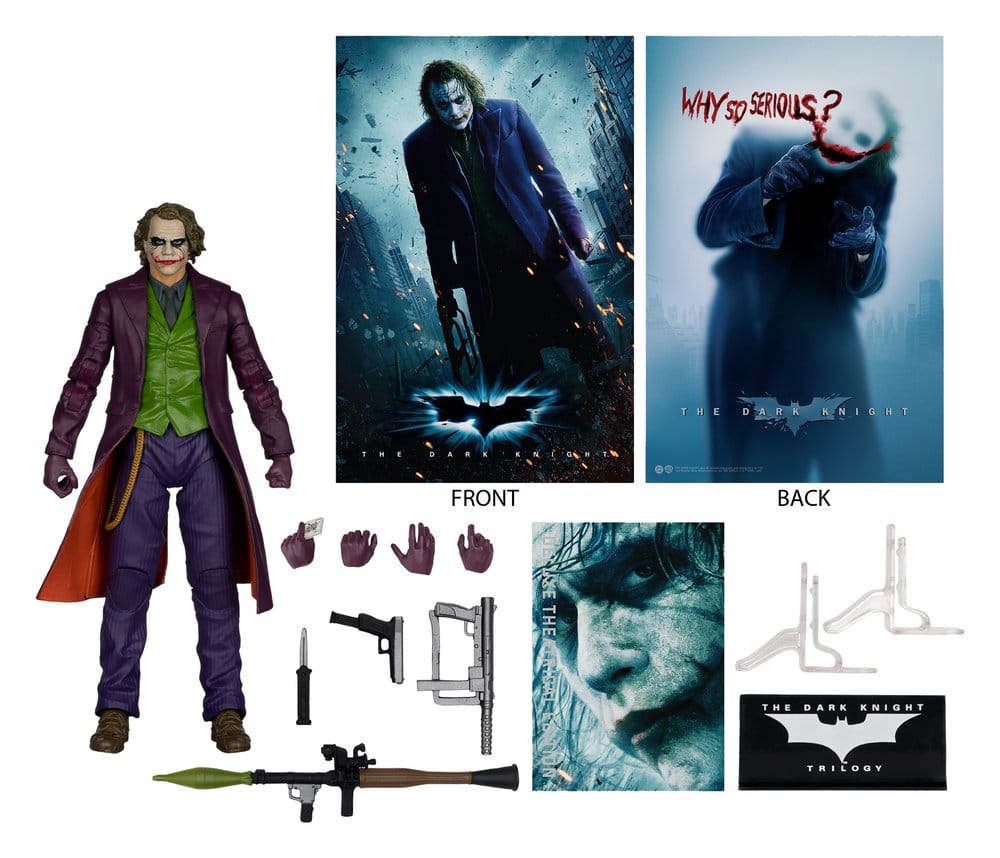 The Dark Knight : Le Chevalier noir DC Multiverse Deluxe Theatrical Edition figurine Joker 18 cm
