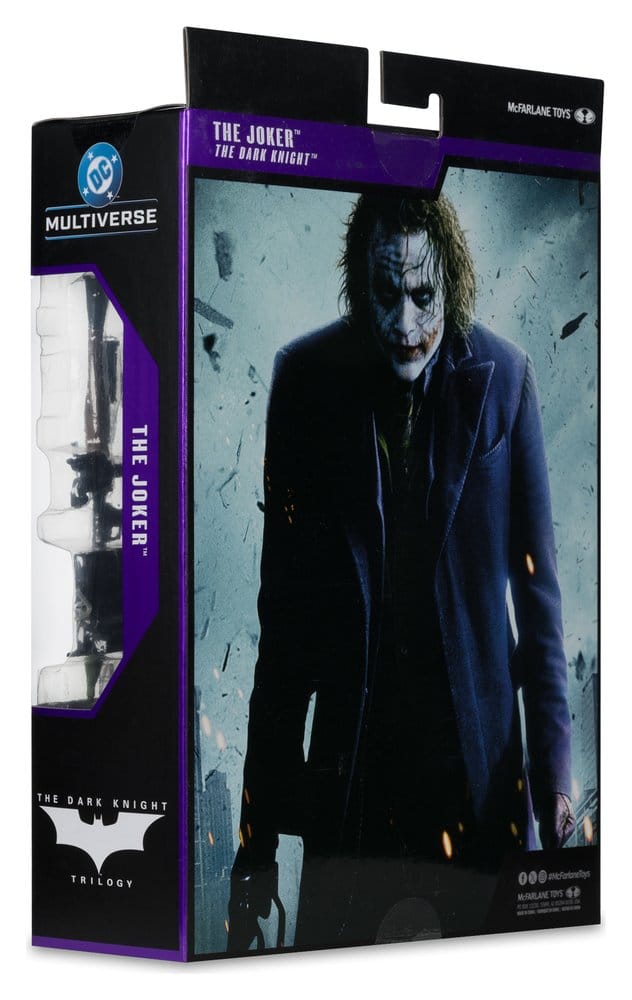 The Dark Knight : Le Chevalier noir DC Multiverse Deluxe Theatrical Edition figurine Joker 18 cm