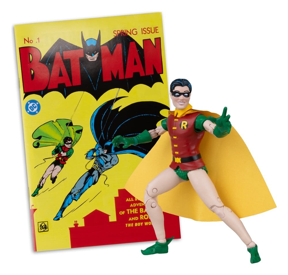 DC Direct Page Punchers figurine Robin Dick Grayson (Batman #1) (Red Platinum Edition) 14 cm