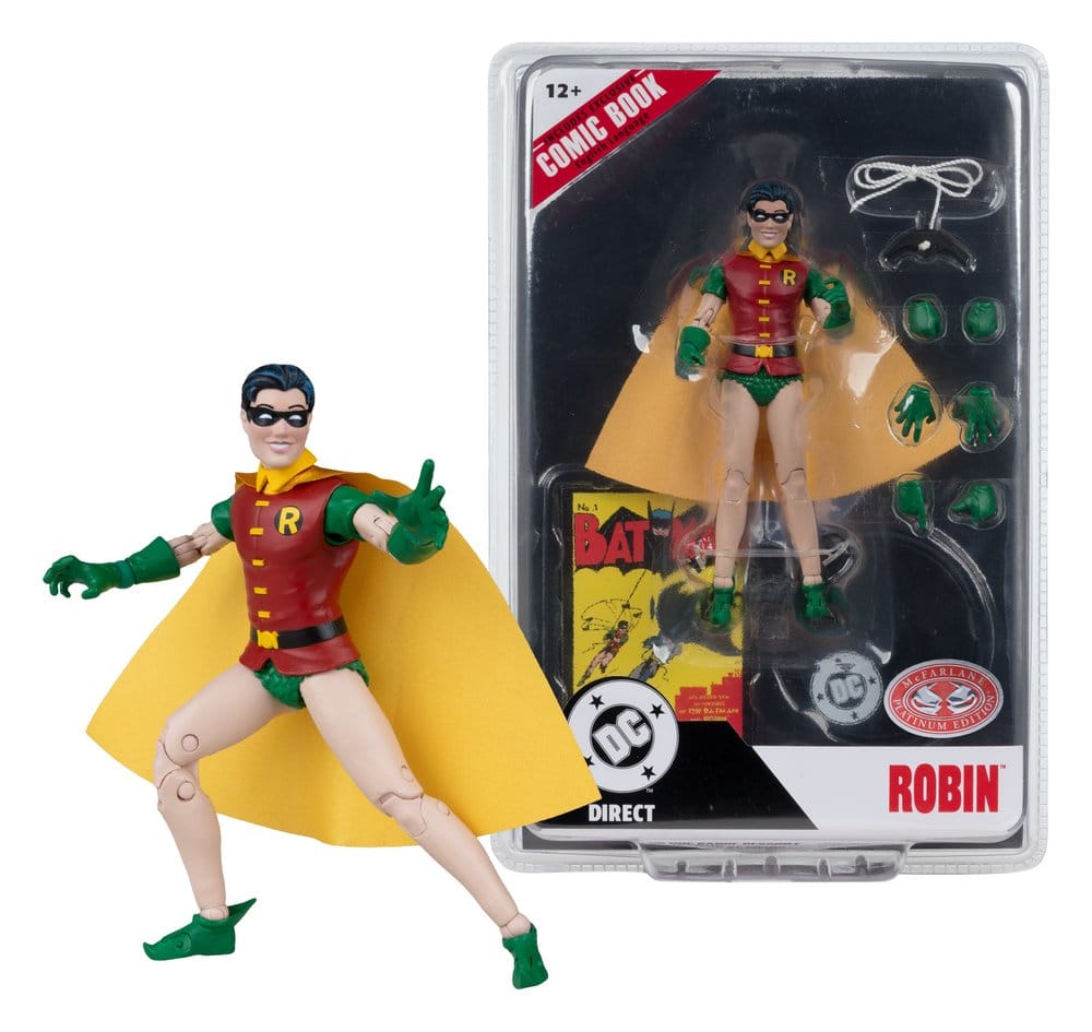 DC Direct Page Punchers figurine Robin Dick Grayson (Batman #1) (Red Platinum Edition) 14 cm