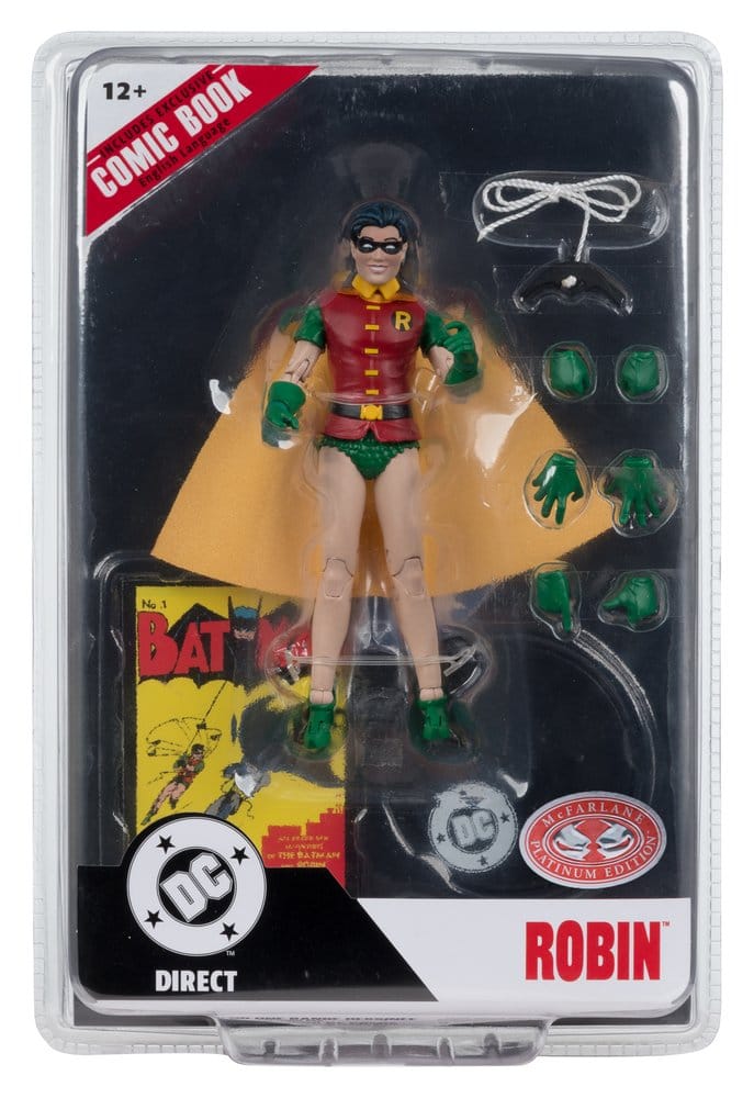 DC Direct Page Punchers figurine Robin Dick Grayson (Batman #1) (Red Platinum Edition) 14 cm