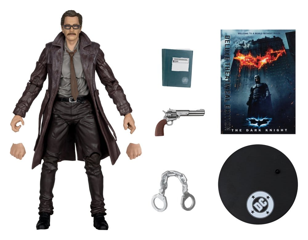 DC Multiverse figurine Commissioner James Gordon (The Dark Knight Trilogy) Deluxe Theatrical Edition 18 cm