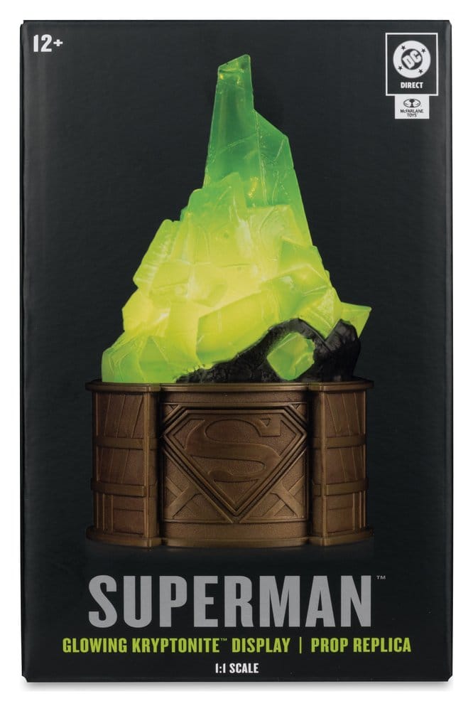 Superman DC Direct réplique 1/1 Kryptonite Display (Gold Label) 18 cm