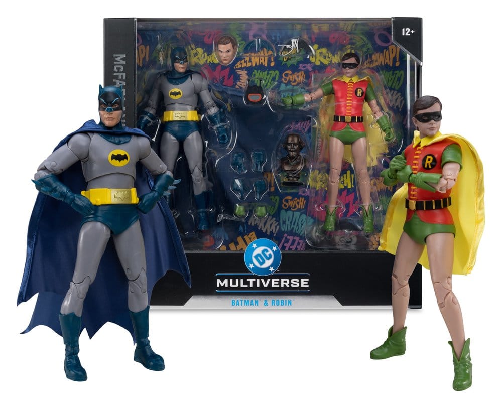 Batman Classic TV Series DC Multiverse McFarlane Collector Edition pack 2 figurines Batman et Robin 18 cm