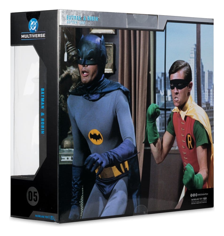 Batman Classic TV Series DC Multiverse McFarlane Collector Edition pack 2 figurines Batman et Robin 18 cm