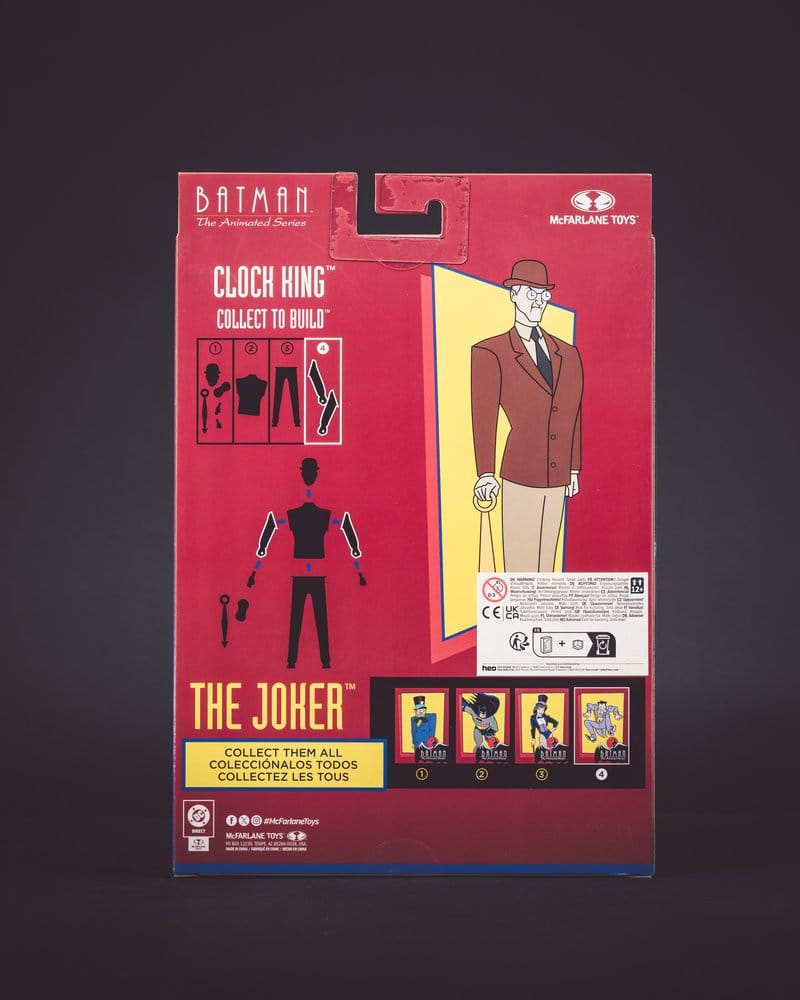 Batman: The Animated Series DC Direct figurine Build-A Wave 7 Joker (Blue Suit) (Platinum Edition) 15 cm