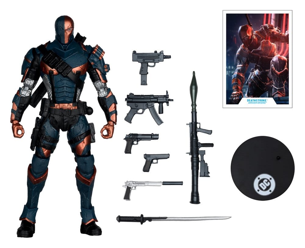 Arkham Origins DC Multiverse figurine Deathstroke 19 cm