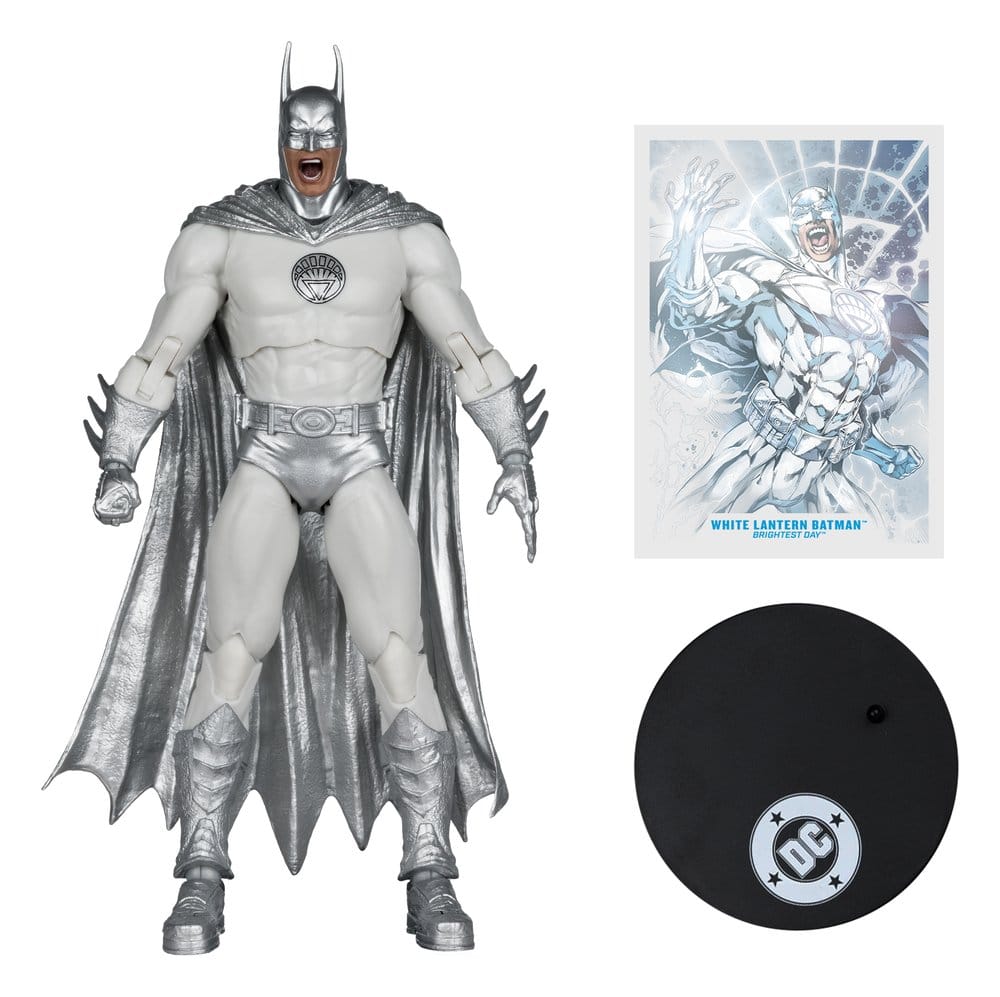 DC Multiverse figurine White Lantern Batman (Brightest Day) (Red Platinum Edition) 18 cm