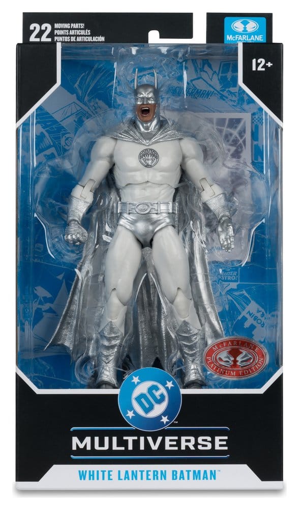 DC Multiverse figurine White Lantern Batman (Brightest Day) (Red Platinum Edition) 18 cm