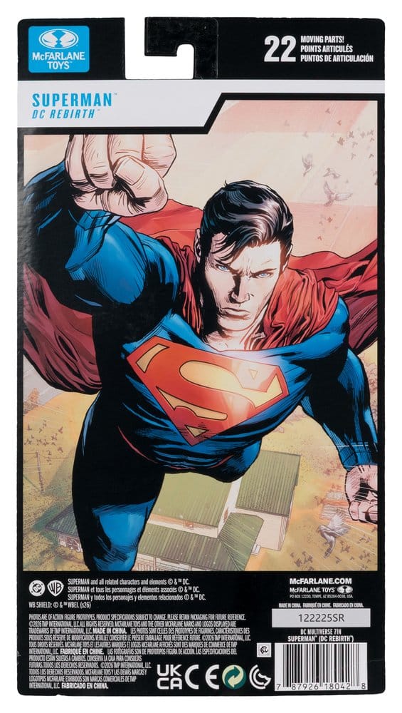 DC Multiverse figurine Superman (Rebirth) (Blister Card) 18 cm