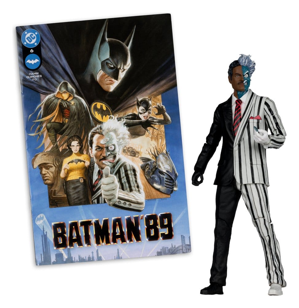 DC Direct Page Punchers figurine Two-Face (Batman 89) (Red Platinum Edition) 19 cm