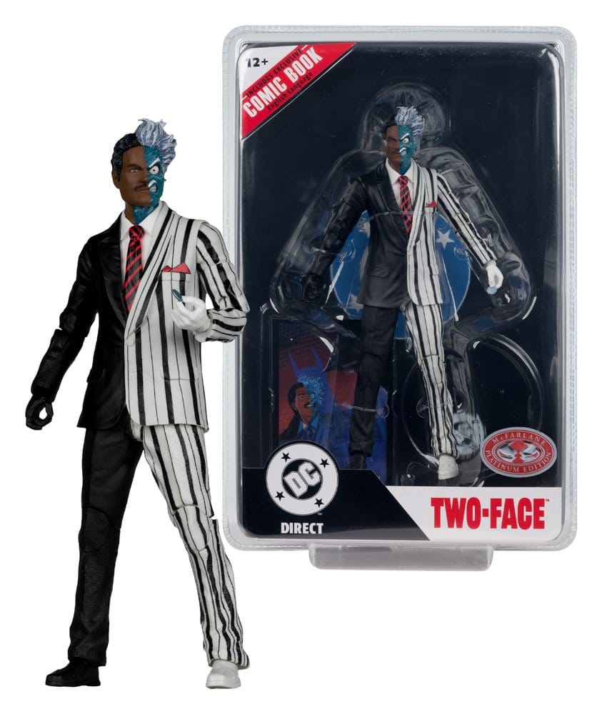 DC Direct Page Punchers figurine Two-Face (Batman 89) (Red Platinum Edition) 19 cm