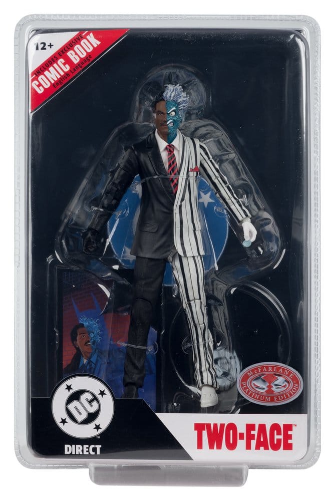 DC Direct Page Punchers figurine Two-Face (Batman 89) (Red Platinum Edition) 19 cm