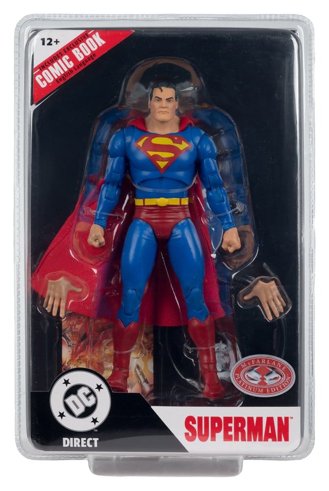 DC Direct Page Punchers figurine Superman (Justice #1) (Red Platinum Edition) 19 cm