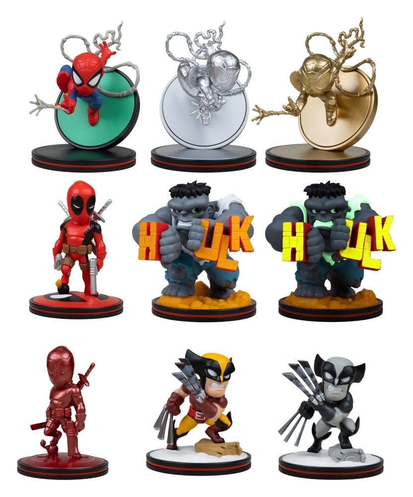 Marvel Q-fig figurines mini assortiment (10)