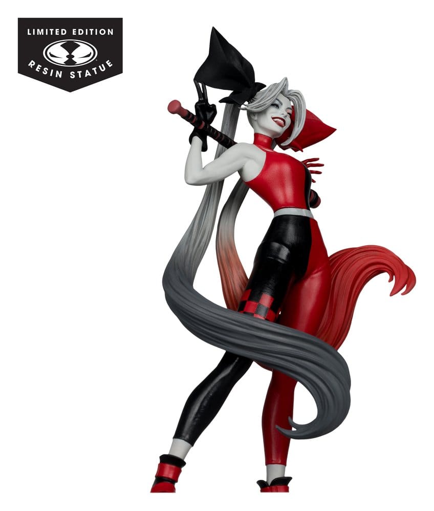 DC Direct Harley Quinn: Red, White & Black statuette 1/10 Harley Quinn by Alex Garner 21 cm