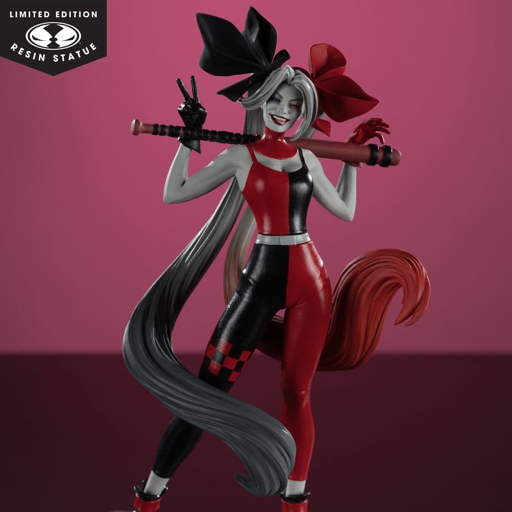 DC Direct Harley Quinn: Red, White & Black statuette 1/10 Harley Quinn by Alex Garner 21 cm