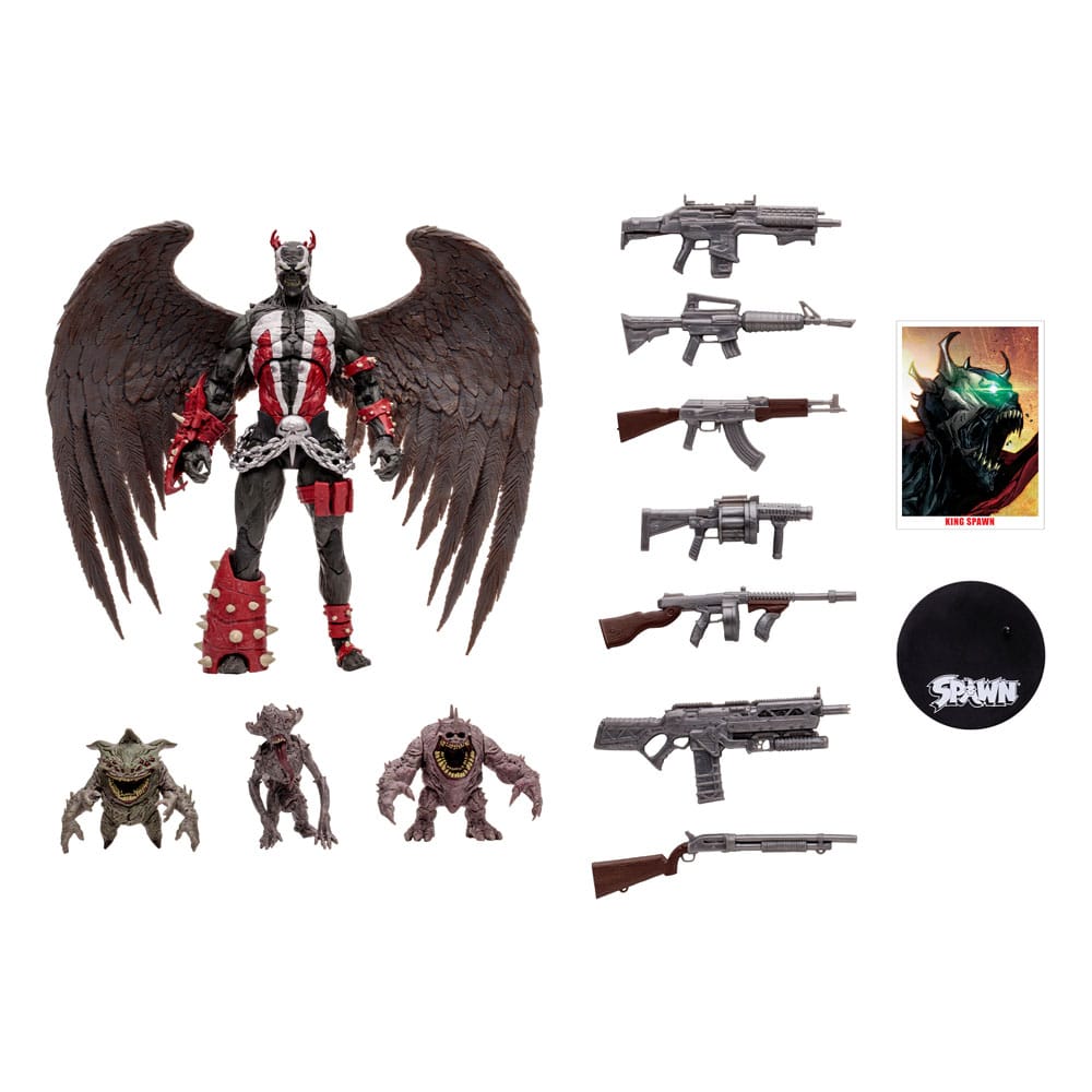 Spawn figurine Megafig King Spawn with Wings and Minions 30 cm
