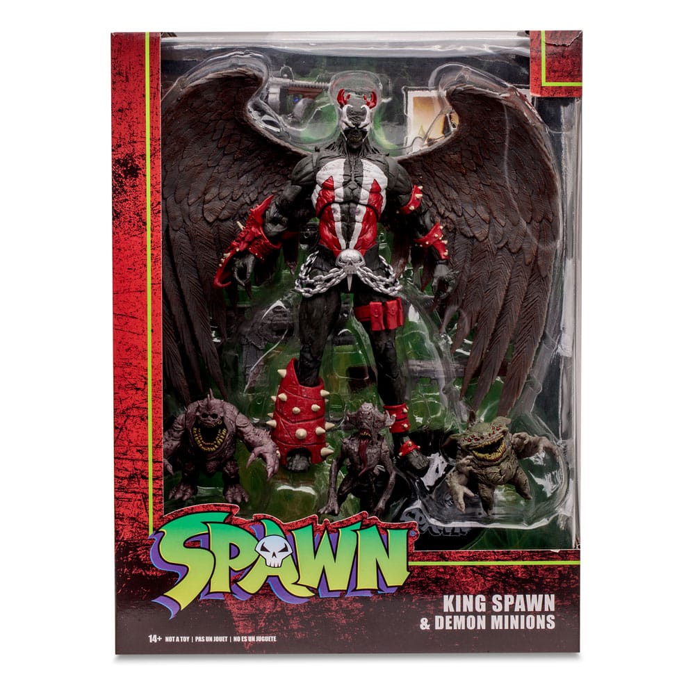 Spawn figurine Megafig King Spawn with Wings and Minions 30 cm